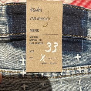 Brand new Ksubi Van Winkle demim